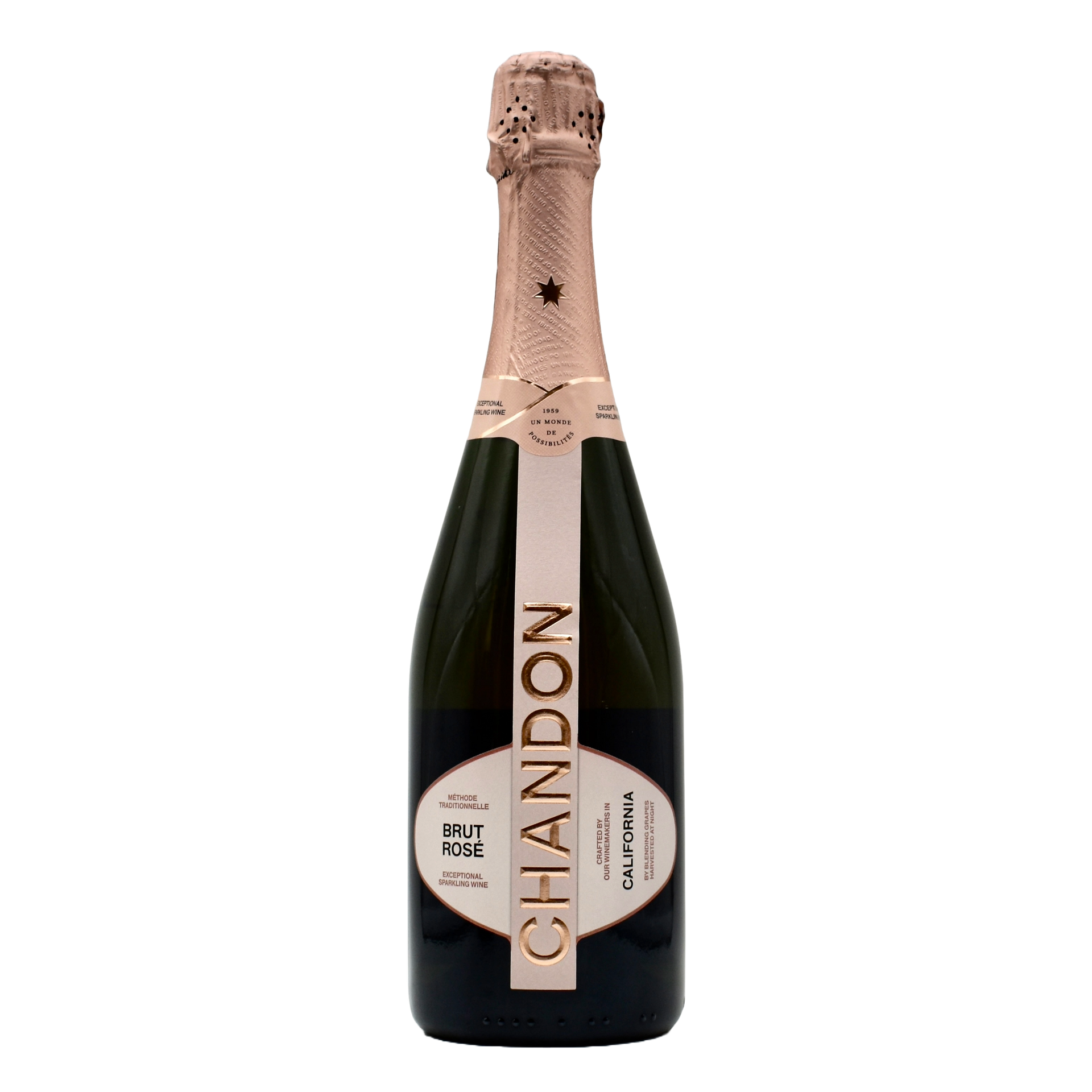CHANDON スパークリングワイン BRUT & ROSE 750ml Chandon Brut Rosé Sparkling Wine 750ml | California Brut Rosé