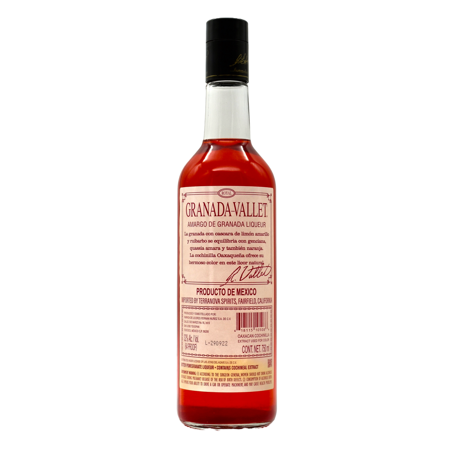 Granada-Vallet Liqueur 750ml