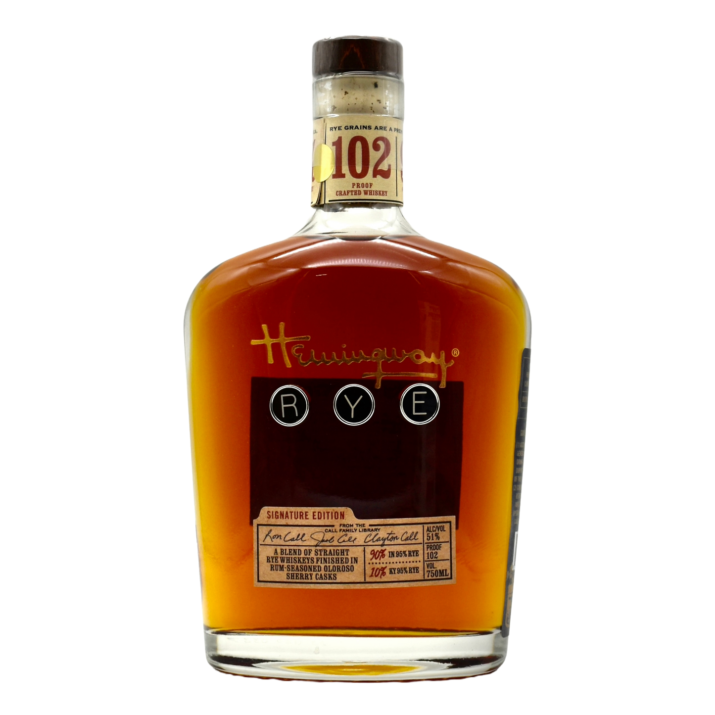 Hemingway Rye Signature 750ml