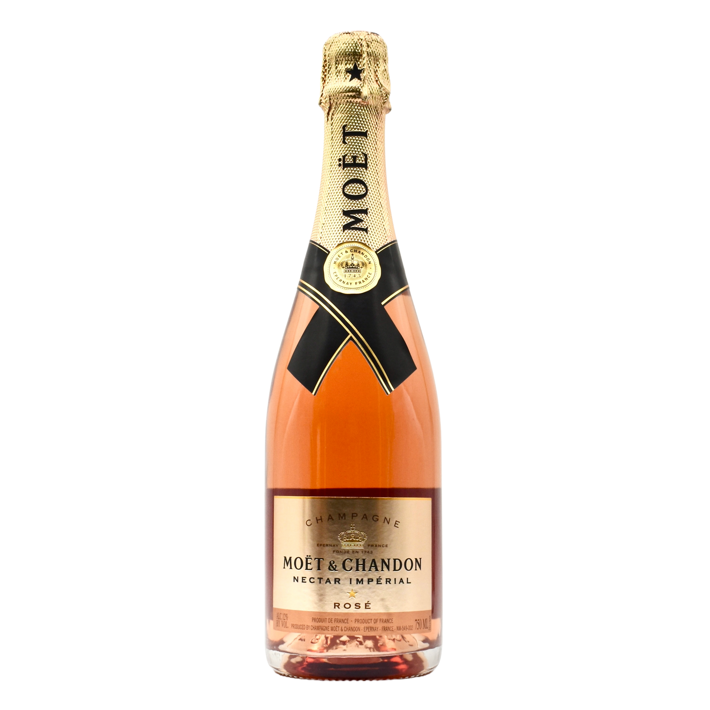 Moet & Chandon Nectar Imperial Rose Champagne 750ml