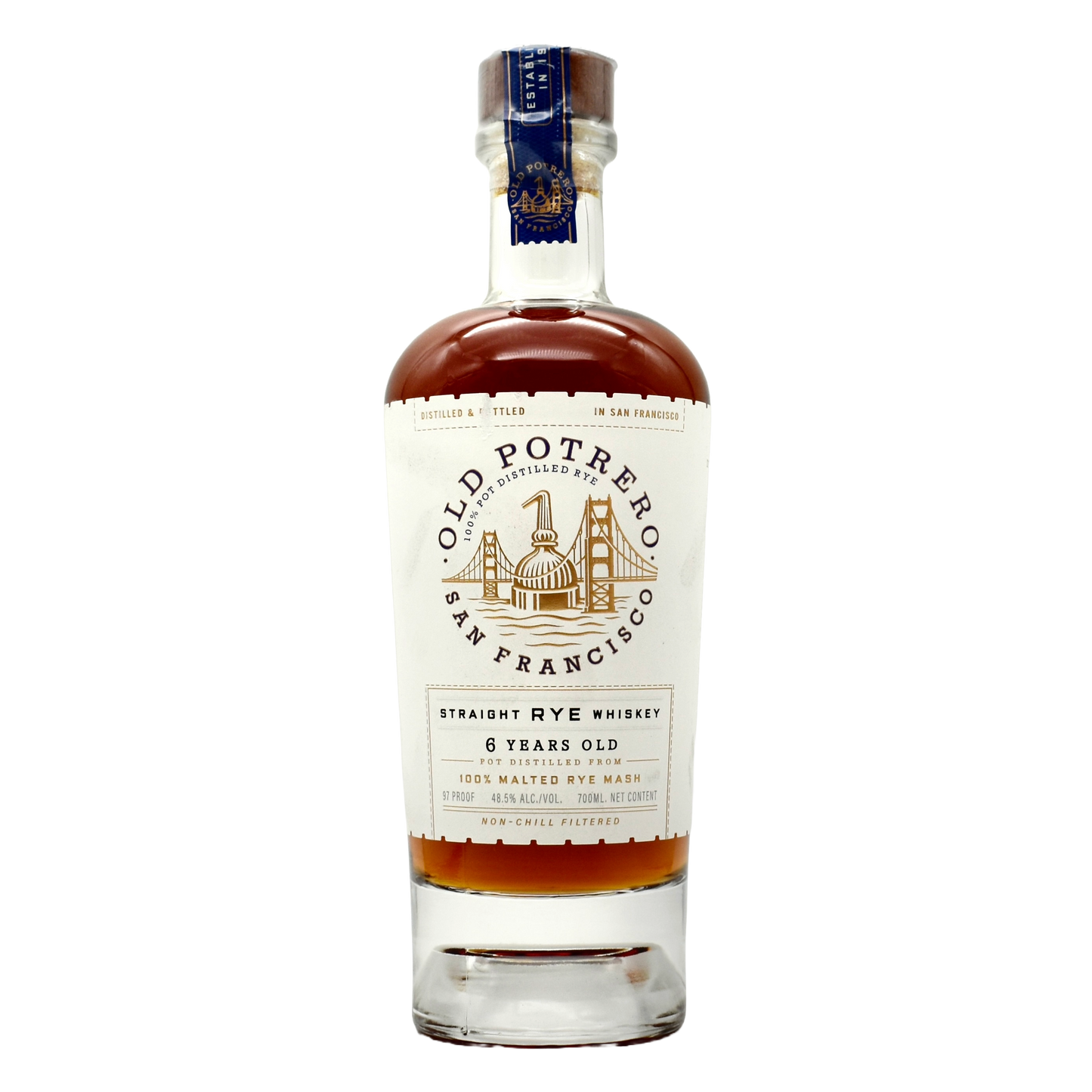 Old Potrero 6 year Rye Whiskey 750ml