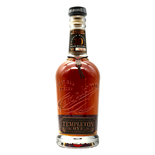 Templeton Rye Whiskey 10Yr 750ml